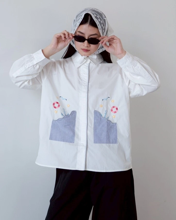 Pina Shirt Broken White