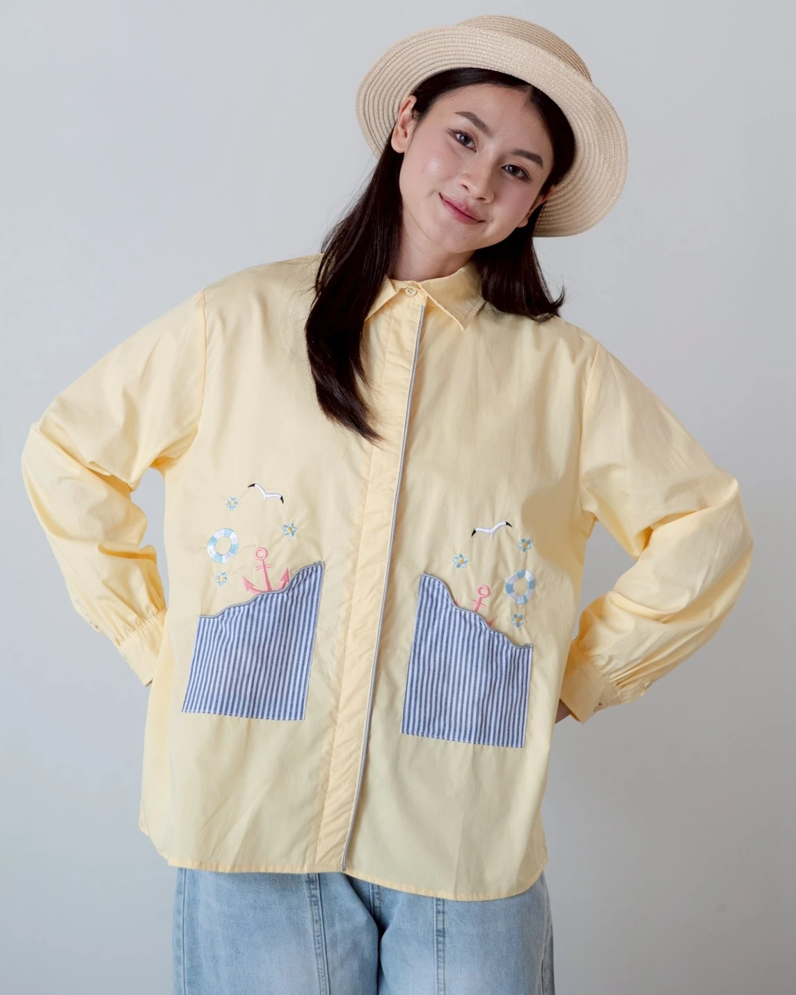 Pina Shirt Pale Banana