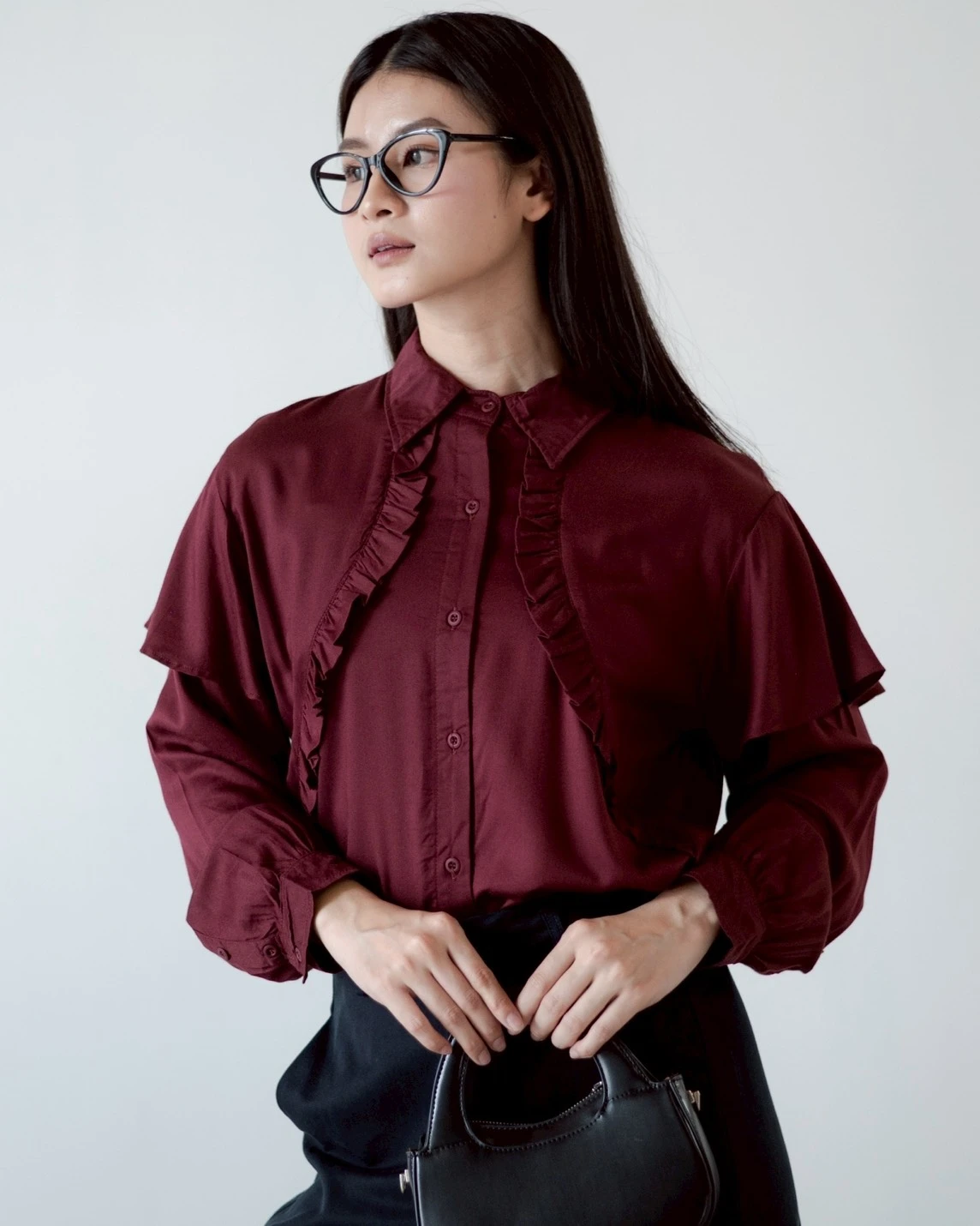 Alternative view of Belisca Shirt Burgundy