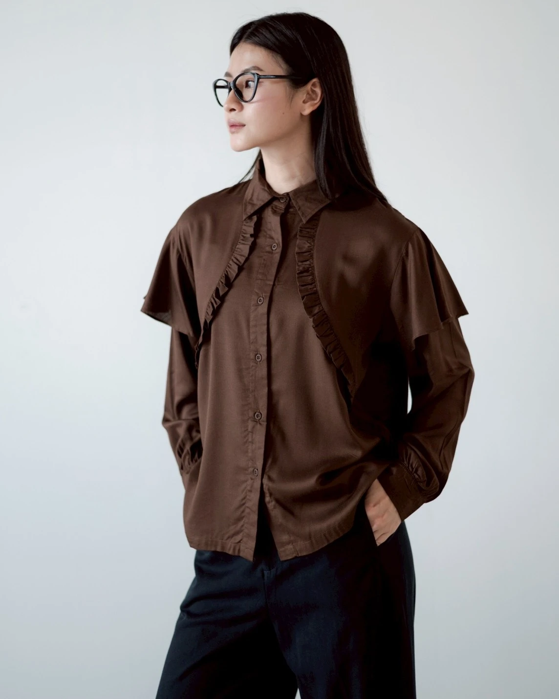 Alternative view of Belisca Shirt Coffee