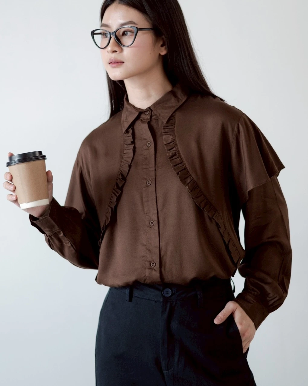 Belisca Shirt Coffee
