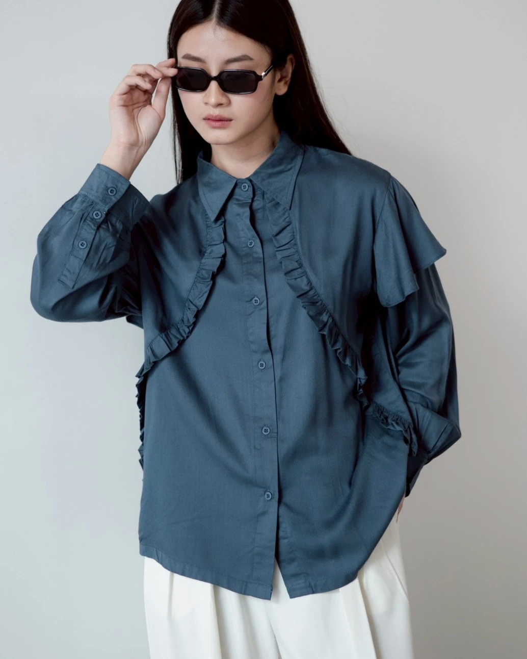 Belisca Shirt Blue Denim