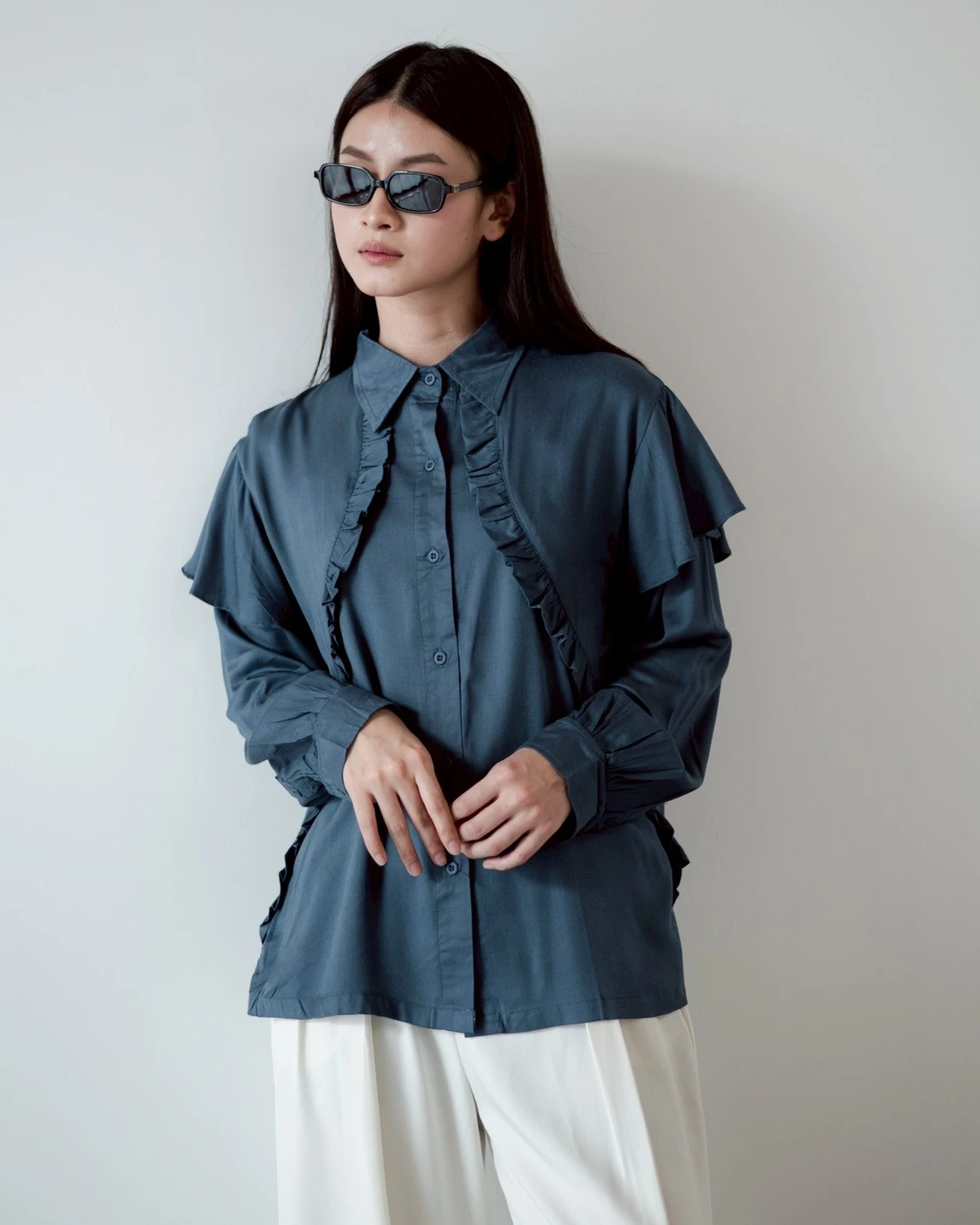 Alternative view of Belisca Shirt Blue Denim