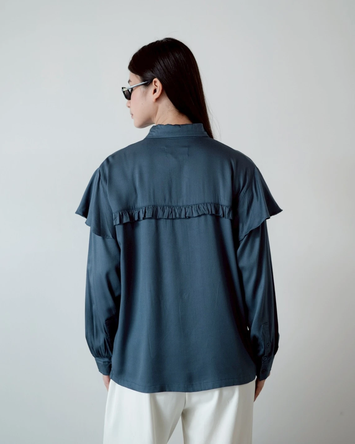 Belisca Shirt Blue Denim - Image 3