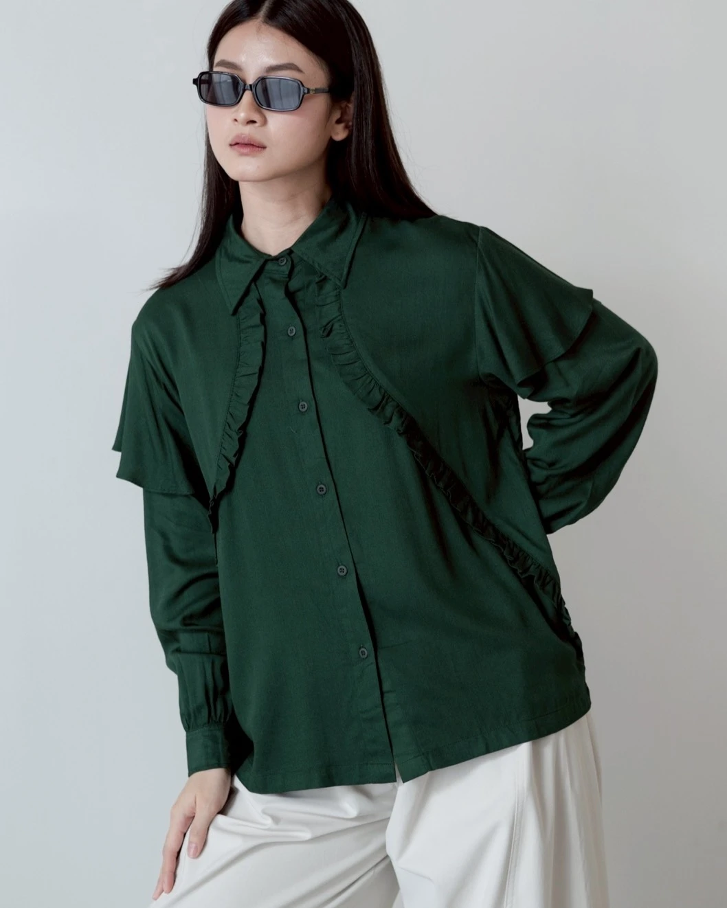 Belisca Shirt Glass Green