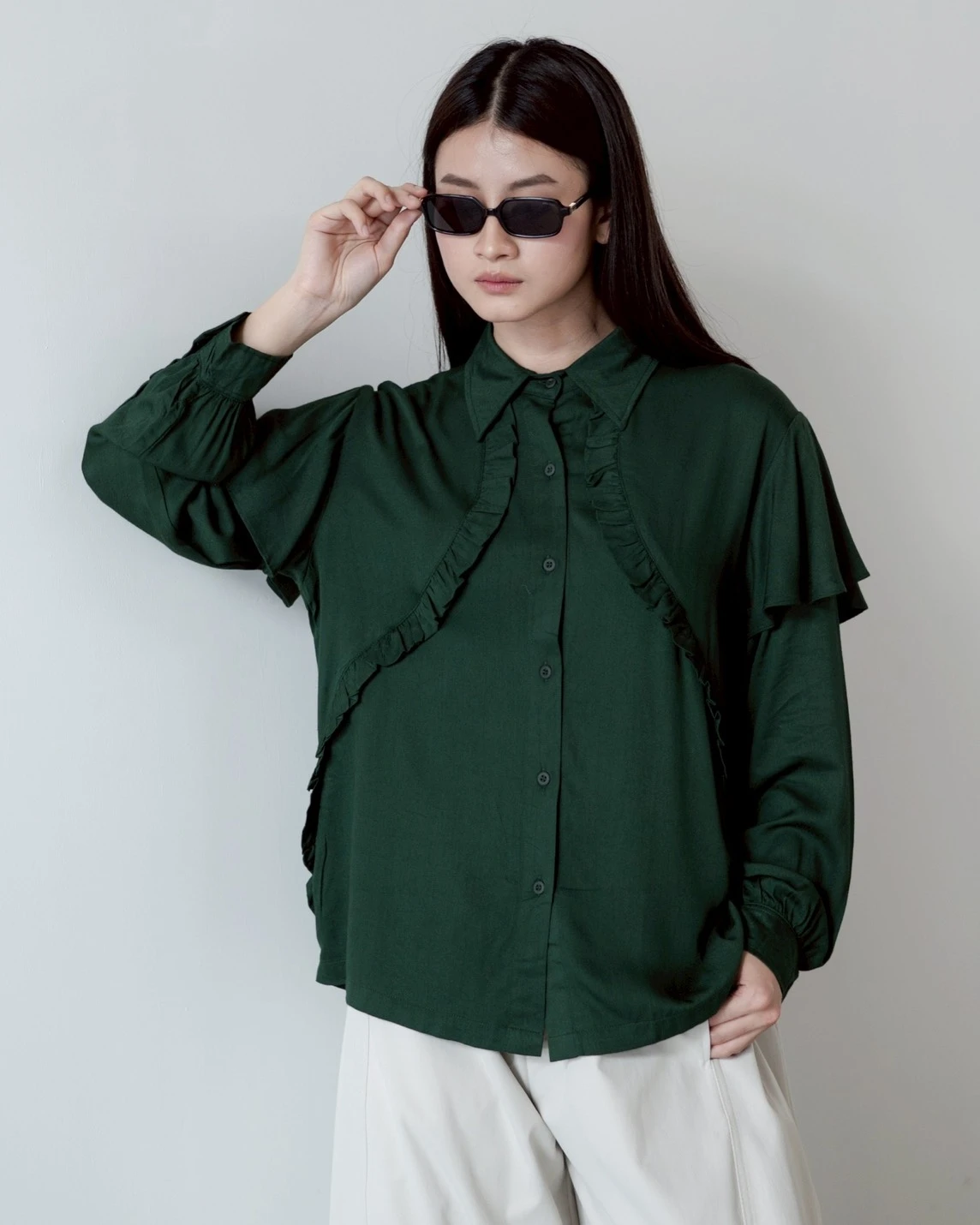 Belisca Shirt Glass Green - Image 3