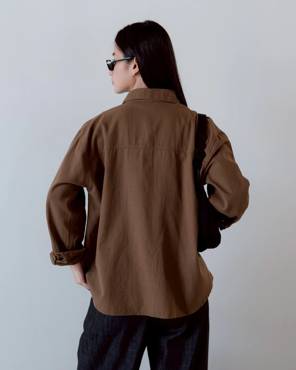 Hirela Shirt Brown - Image 3