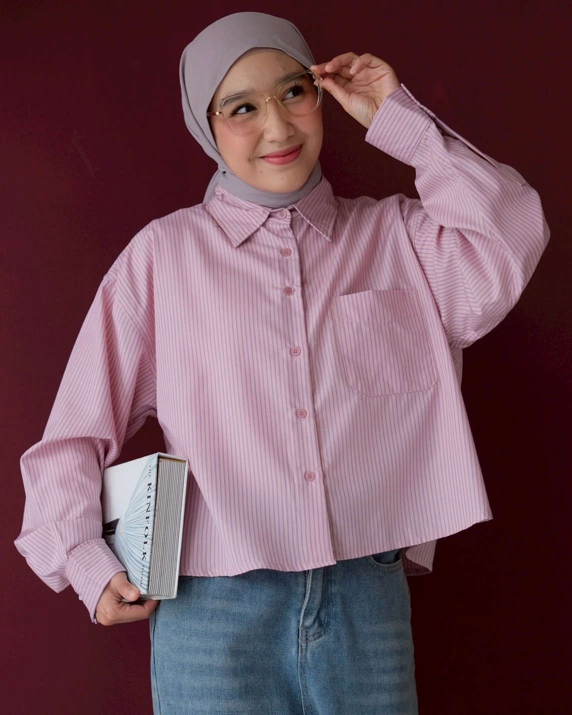Alternative view of Yavera Stripe Shirt Pink