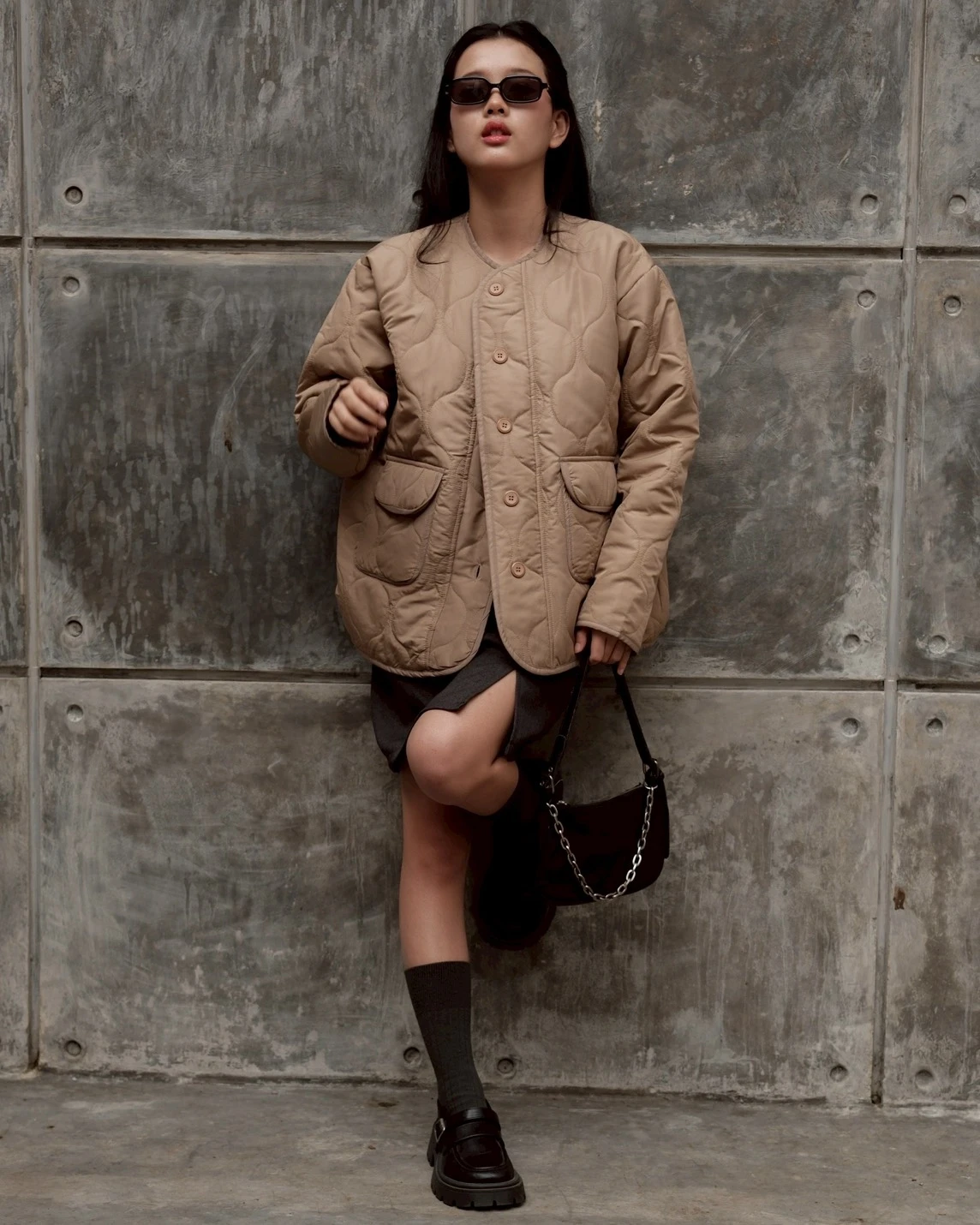 Nala Jacket Khaki - Image 3