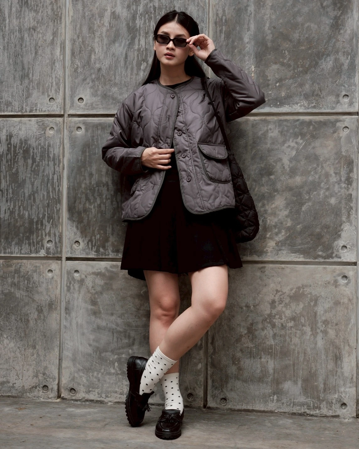 Alternative view of Nala Jacket Dark Grey