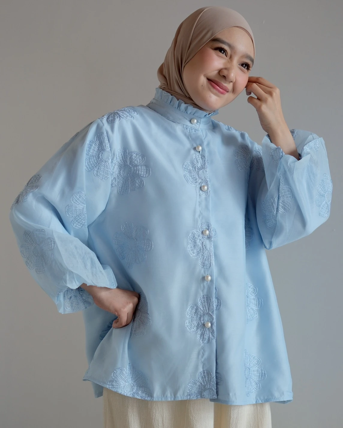 Alternative view of Jacinda Shirt Kode 304M Blue