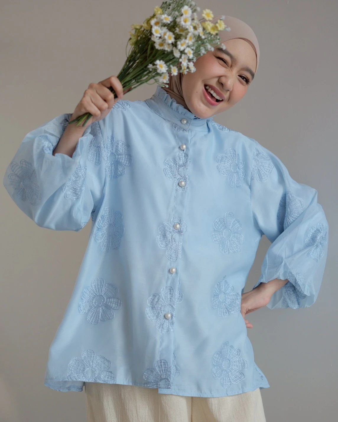 Jacinda Shirt Kode 304M Blue