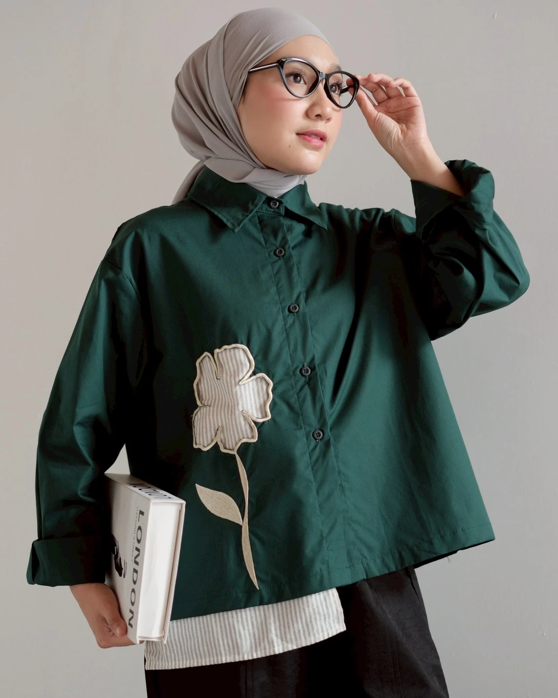 Theresa Shirt Glass Green
