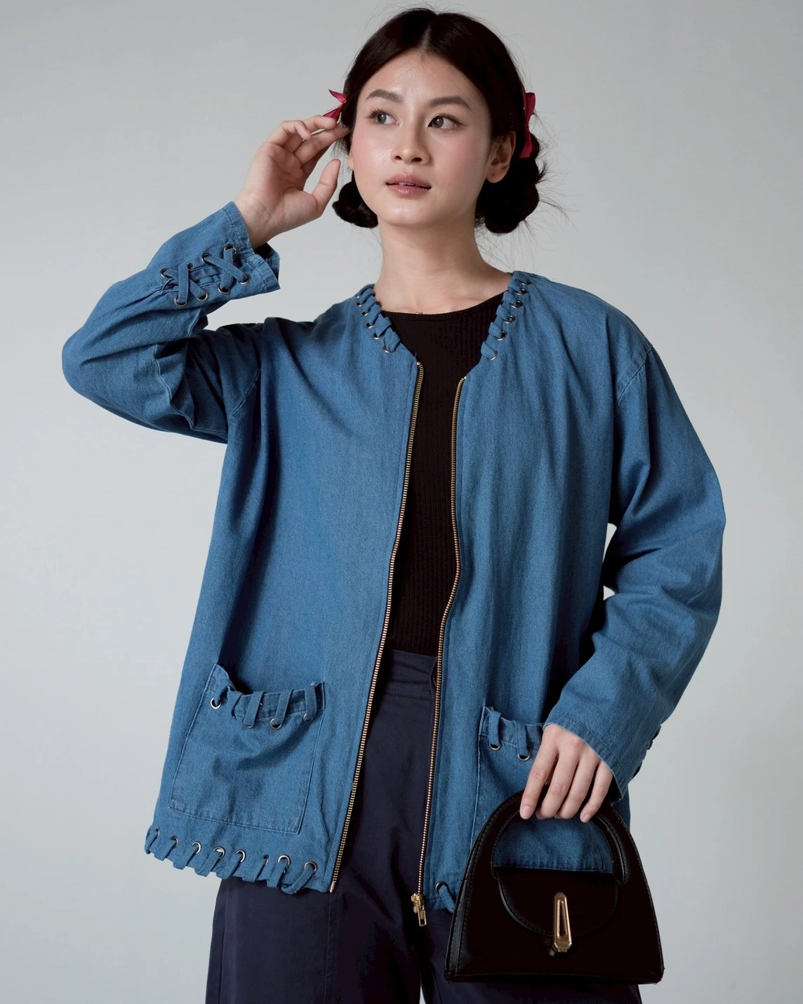Trineta Denim Jacket Medium Blue