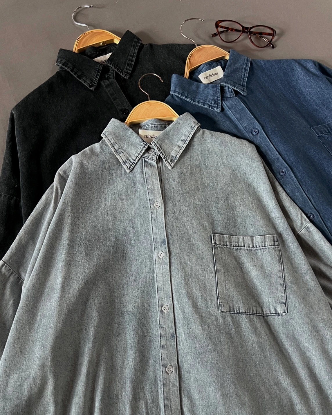 Veya Denim Shirt Medium Blue - Image 3