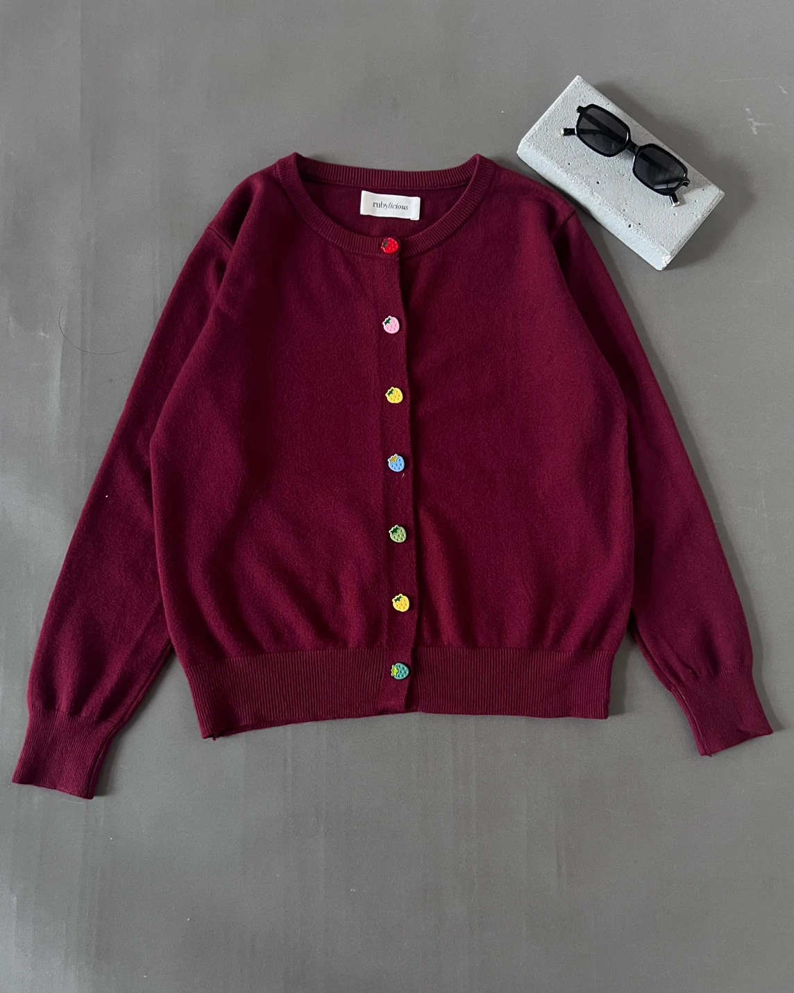 Avriel Cardi Kode 708N Maroon