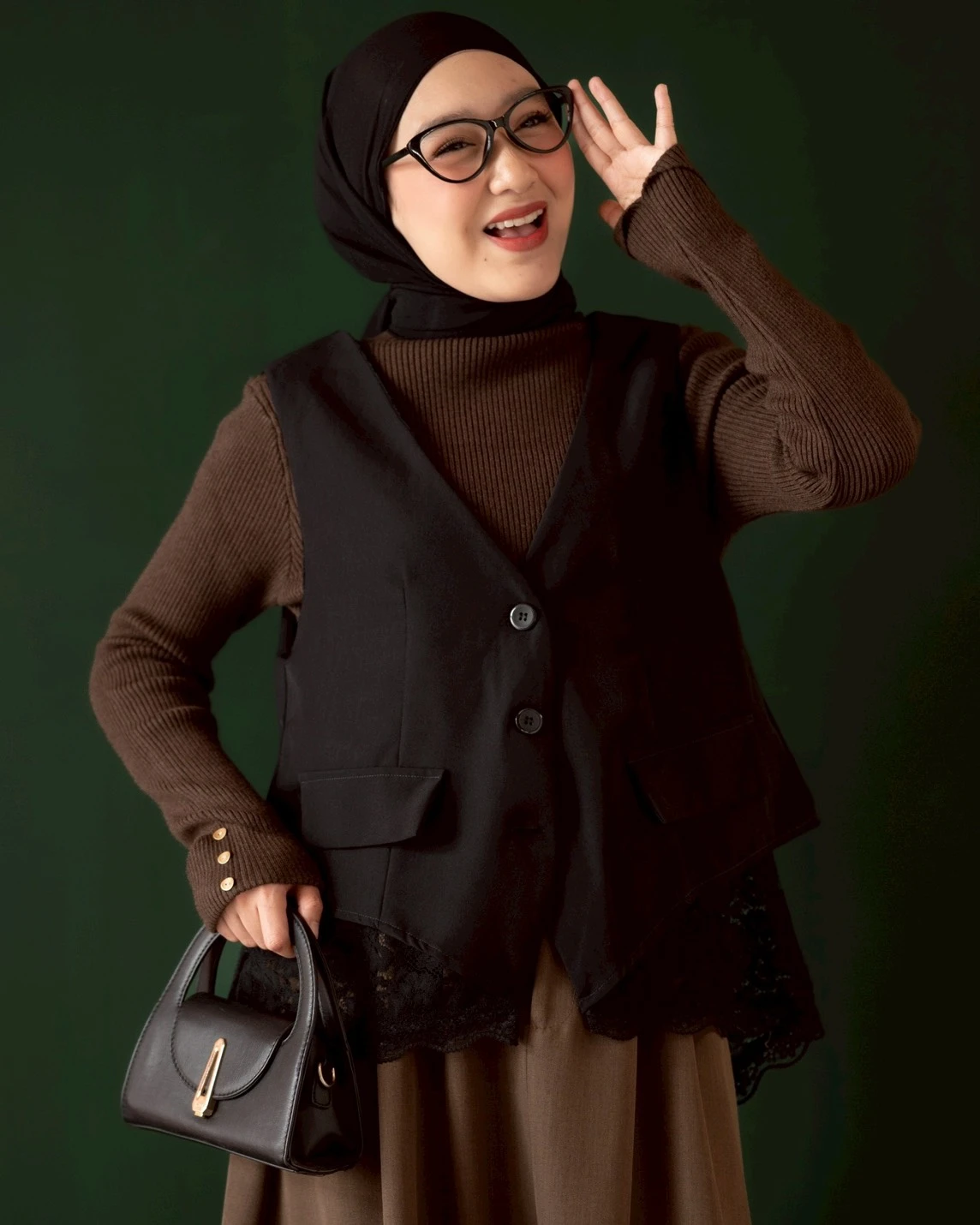 Alnaira Vest Kode N913 Black - Image 3