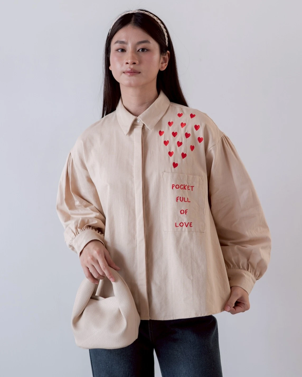 Alternative view of Amour Shirt Kode 80149 Cream