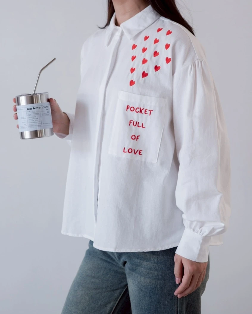Alternative view of Amour Shirt Kode 80149 Broken White