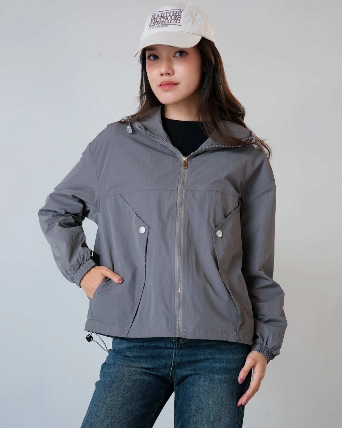 Alternative view of Axelia Jacket Kode 705N Grey