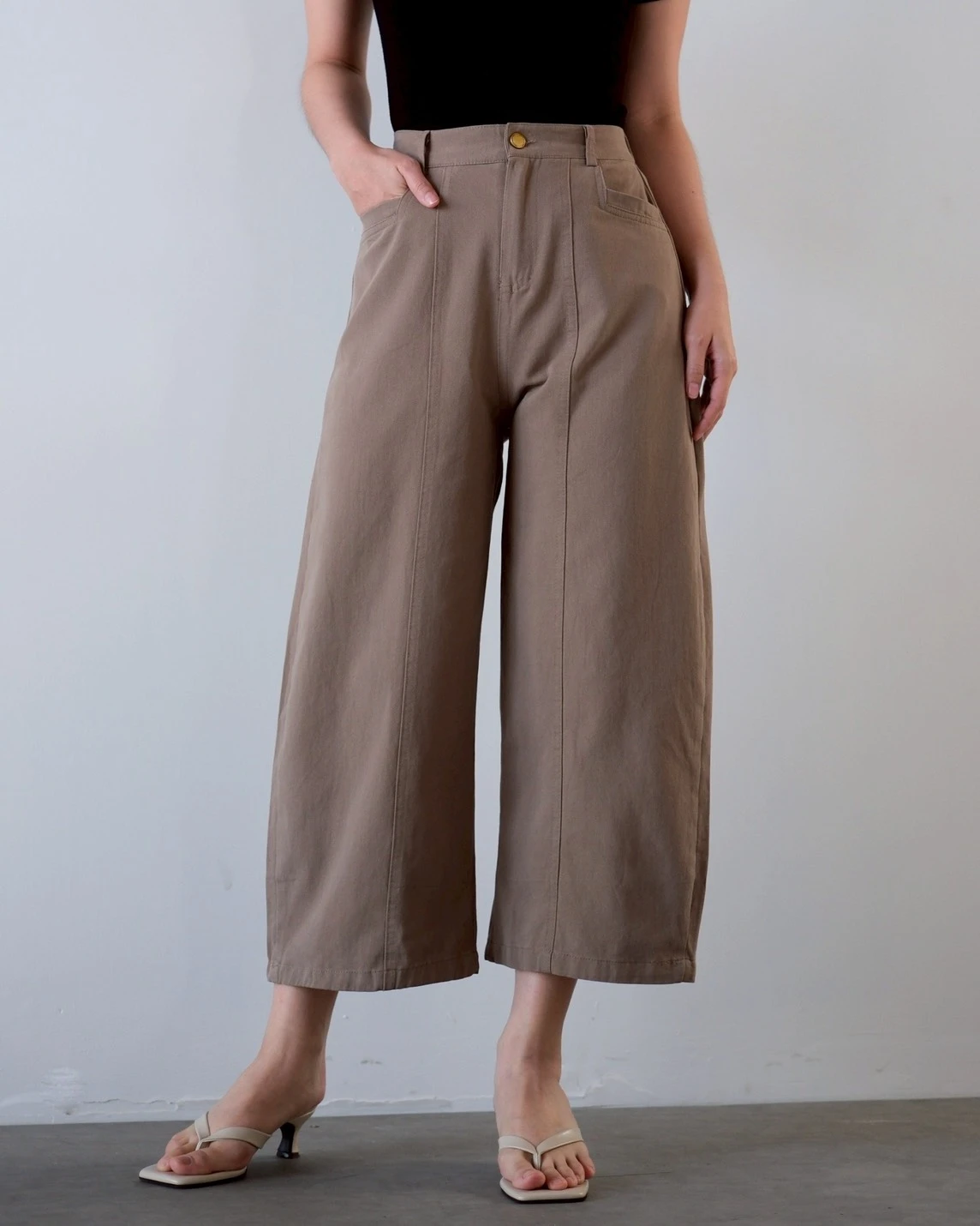 Cerile Denim Pants Kode 305M Khaki