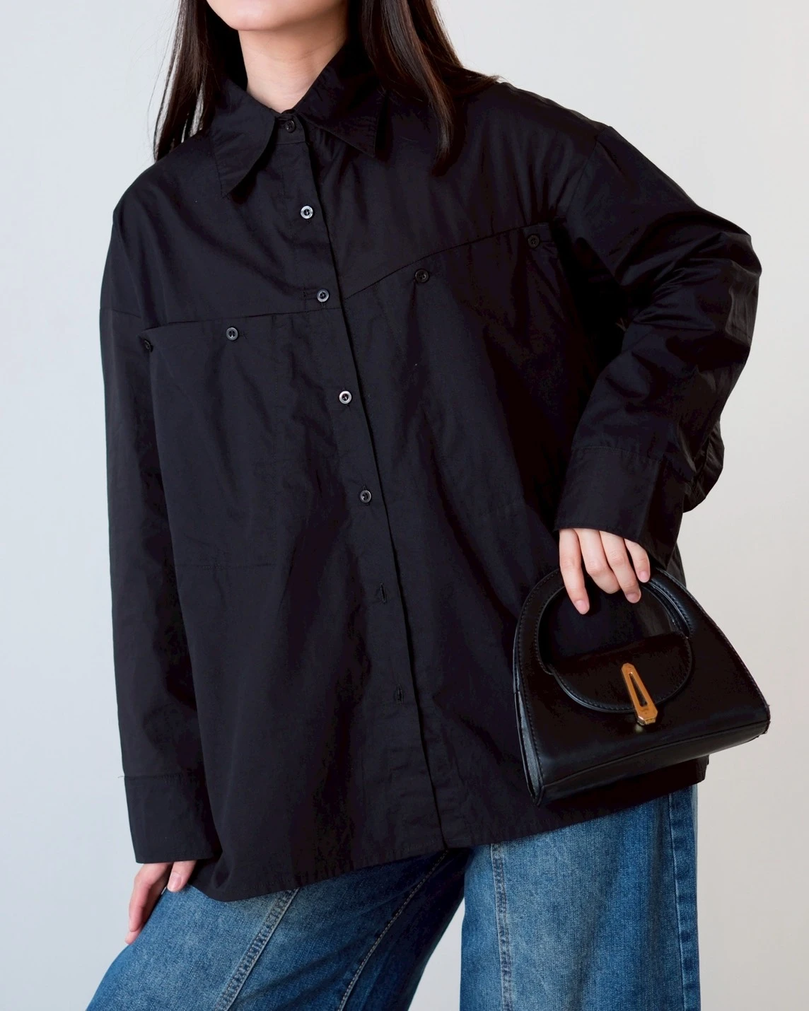 Alternative view of Cezan Shirt Kode F192 Black