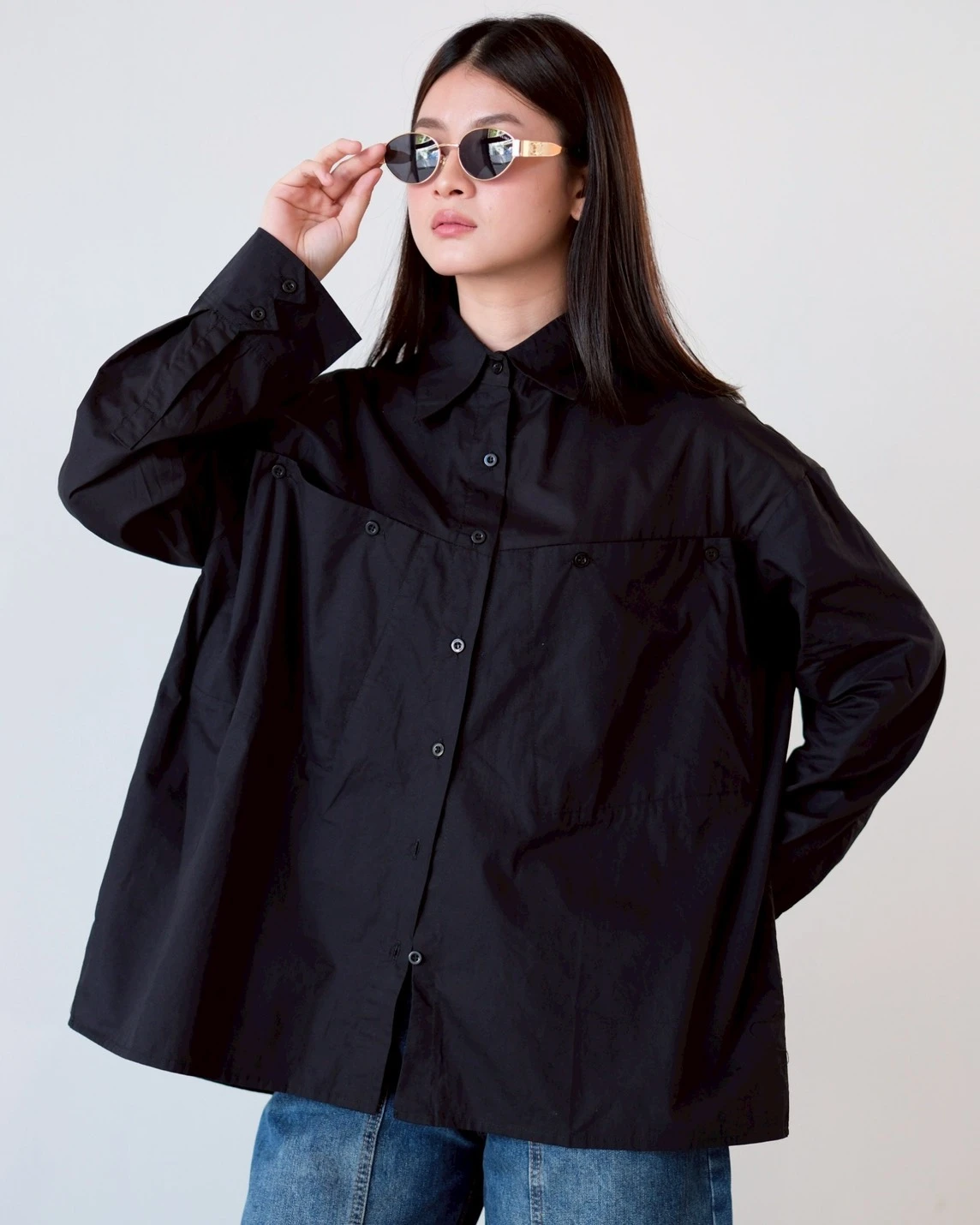 Cezan Shirt Kode F192 Black