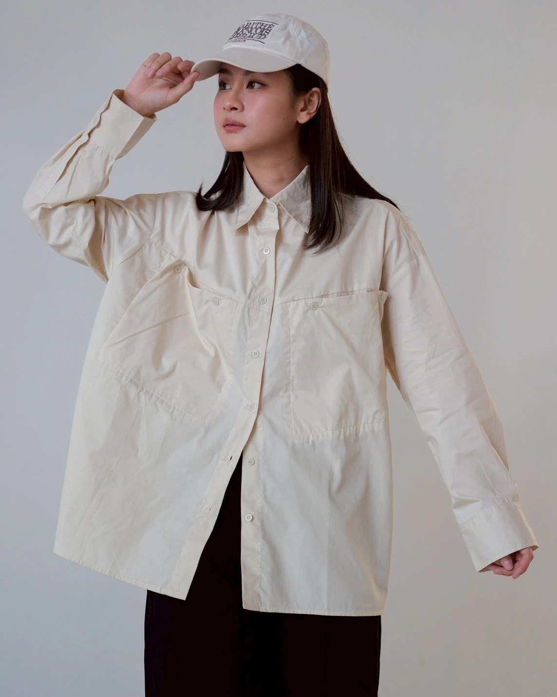 Alternative view of Cezan Shirt Kode F192 Cream