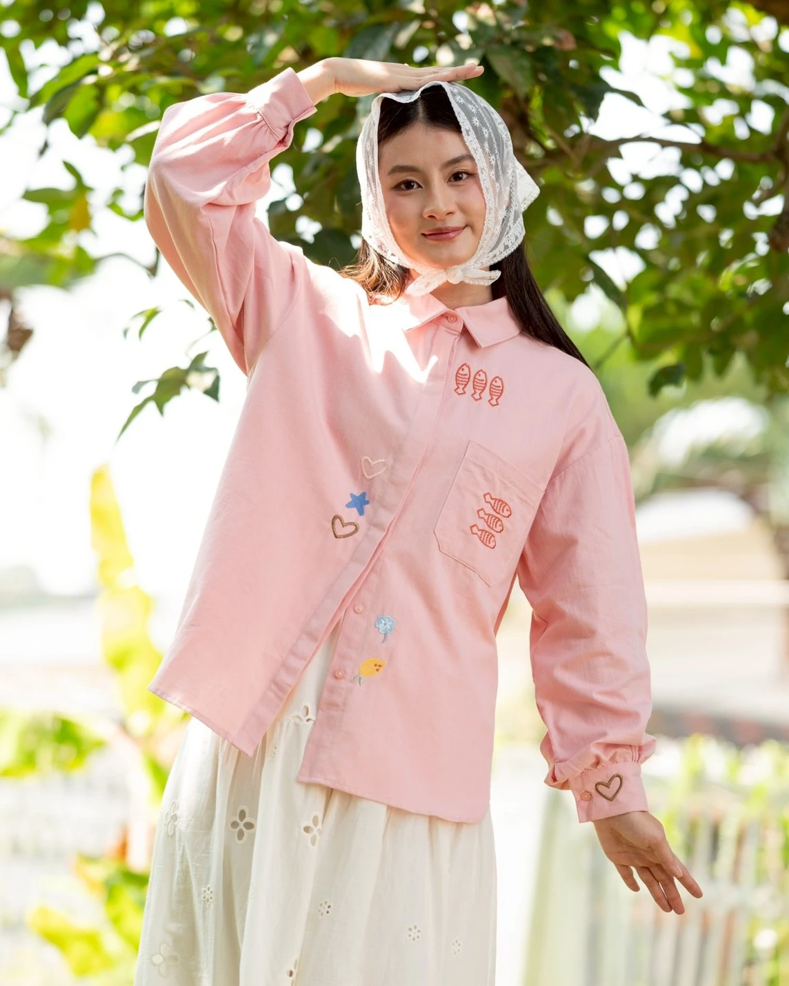 Alternative view of Chiya Shirt Kode 80146 Pink