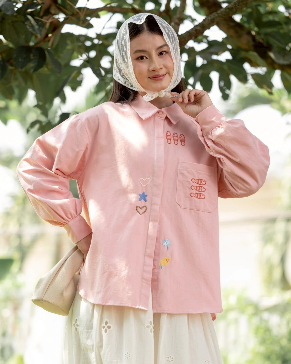 Chiya Shirt Kode 80146 Pink