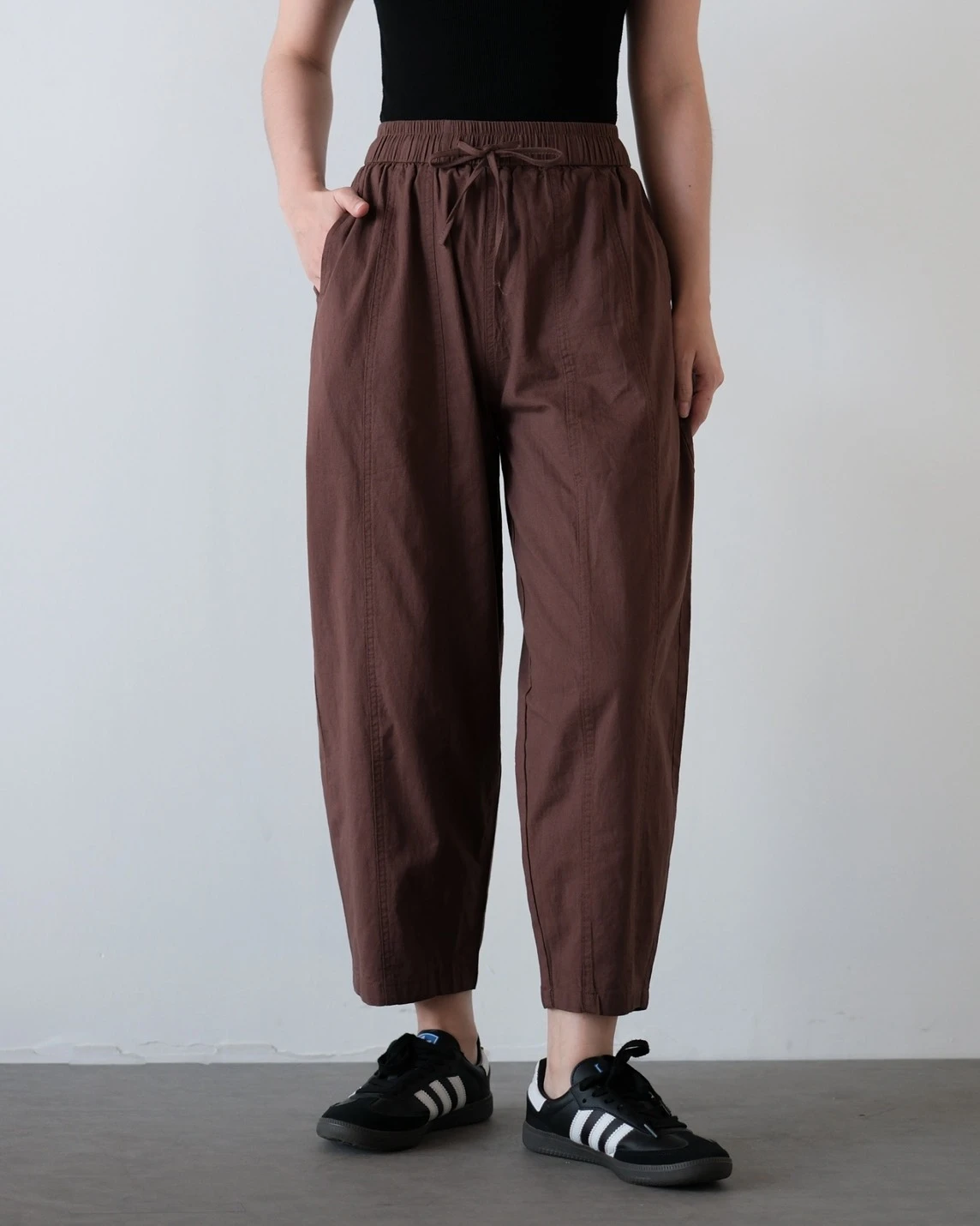 Alternative view of Dieska Barrel Pants Kode 698N Coffee