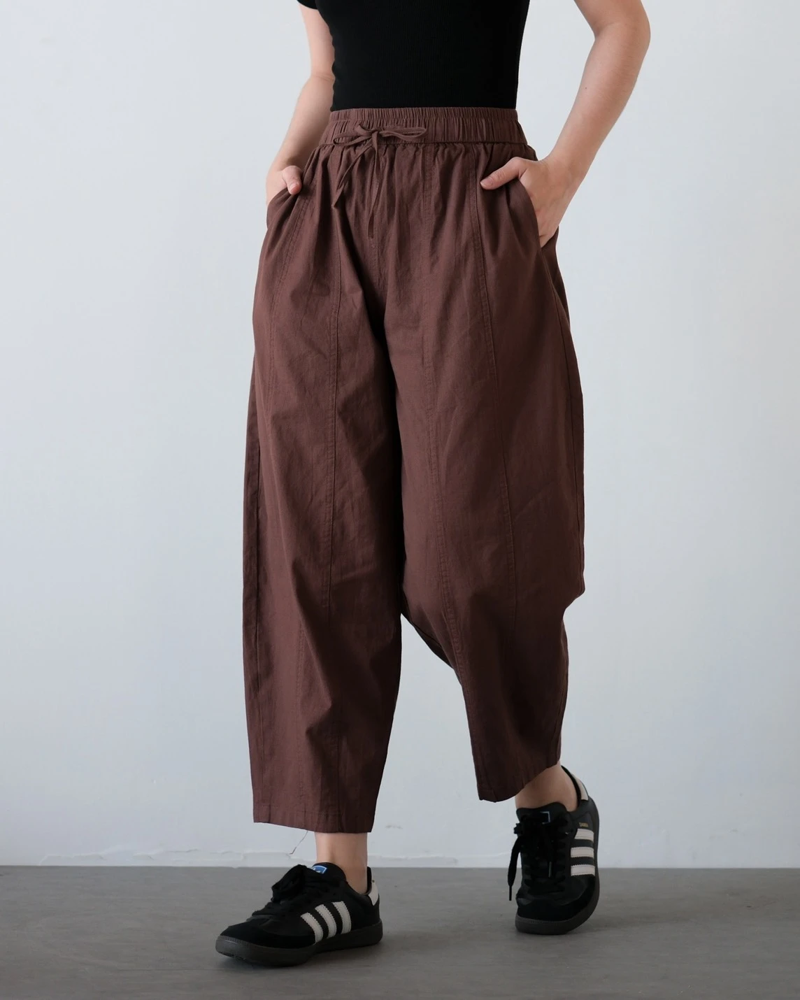 Dieska Barrel Pants Kode 698N Coffee