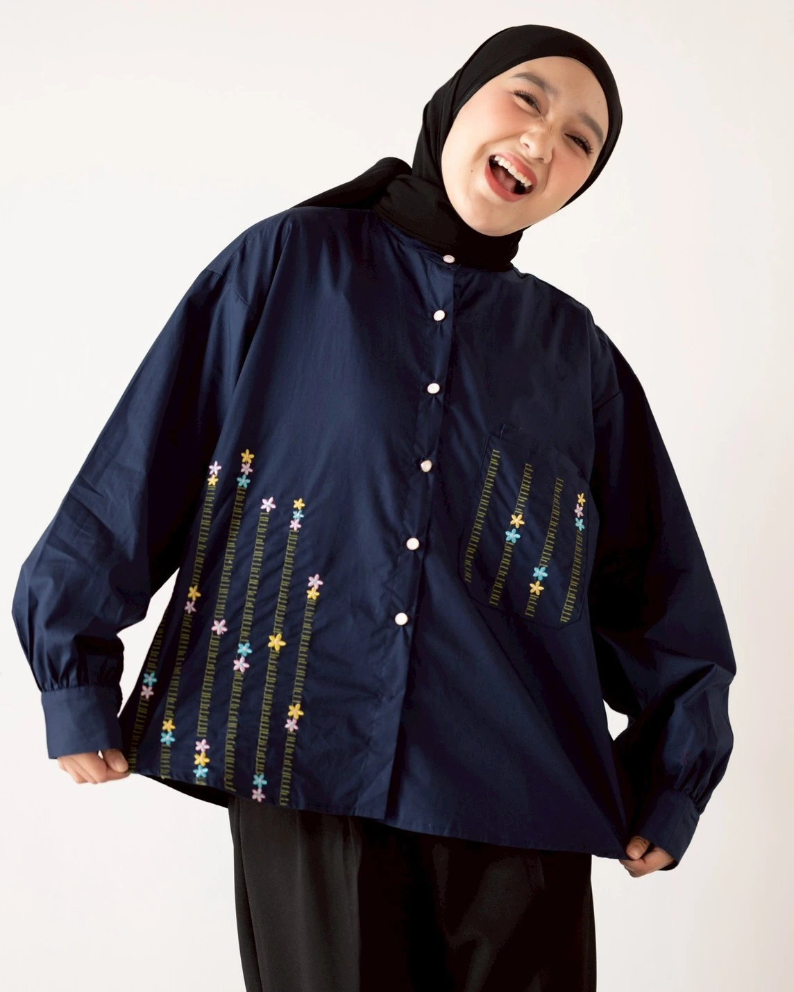 Estoria Shirt Kode 20441 Navy