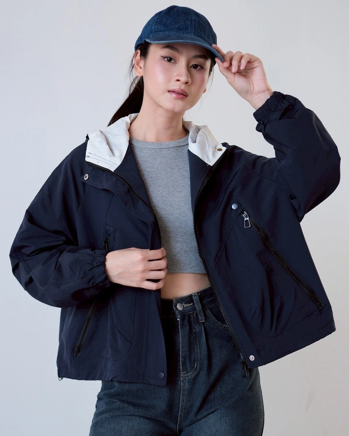 Faylin Jacket Kode 636N Navy