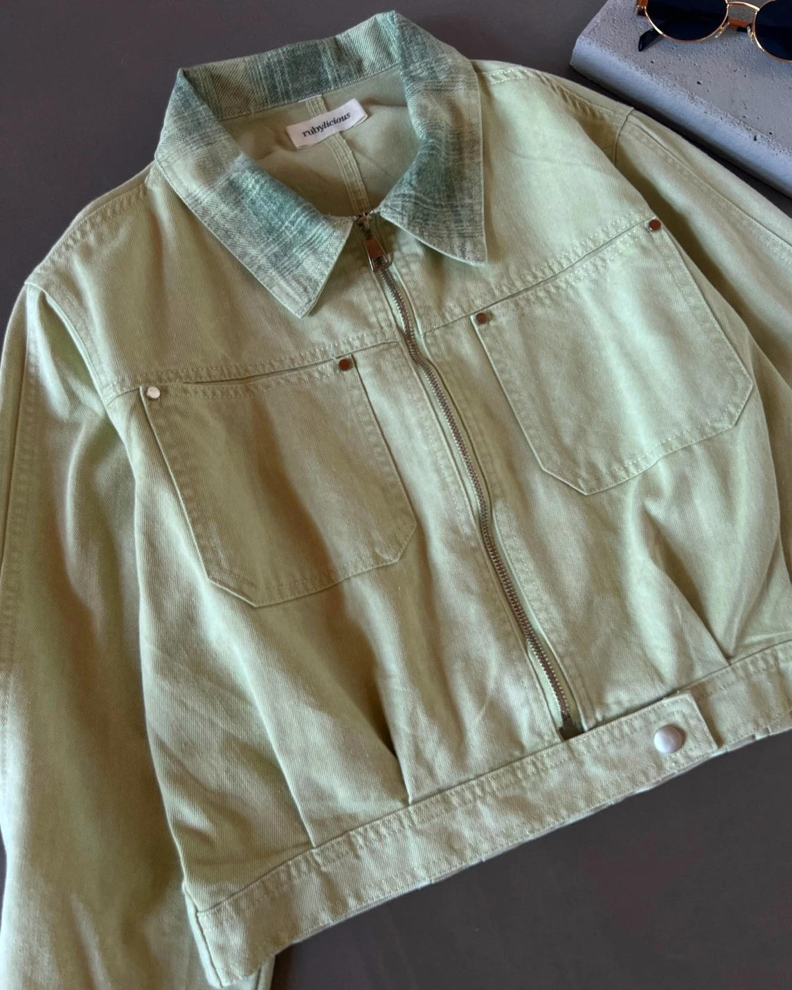 Alternative view of Fenela Denim Jacket Kode 550N Mint