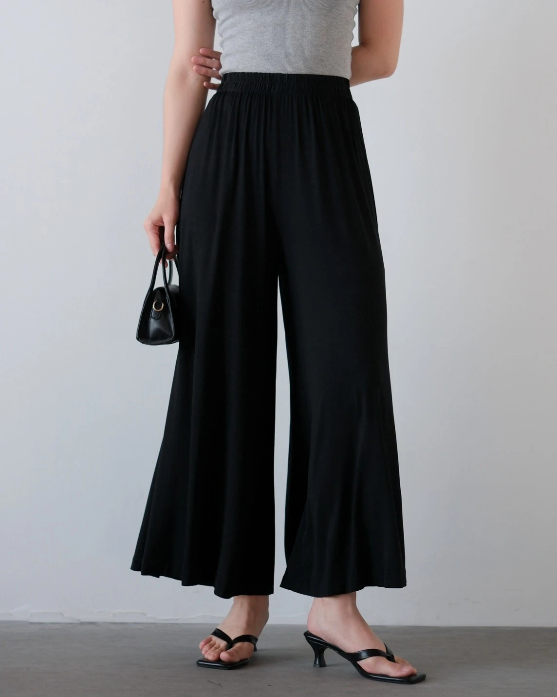 Froska Cullote Pants Kode 542N Black - Image 3