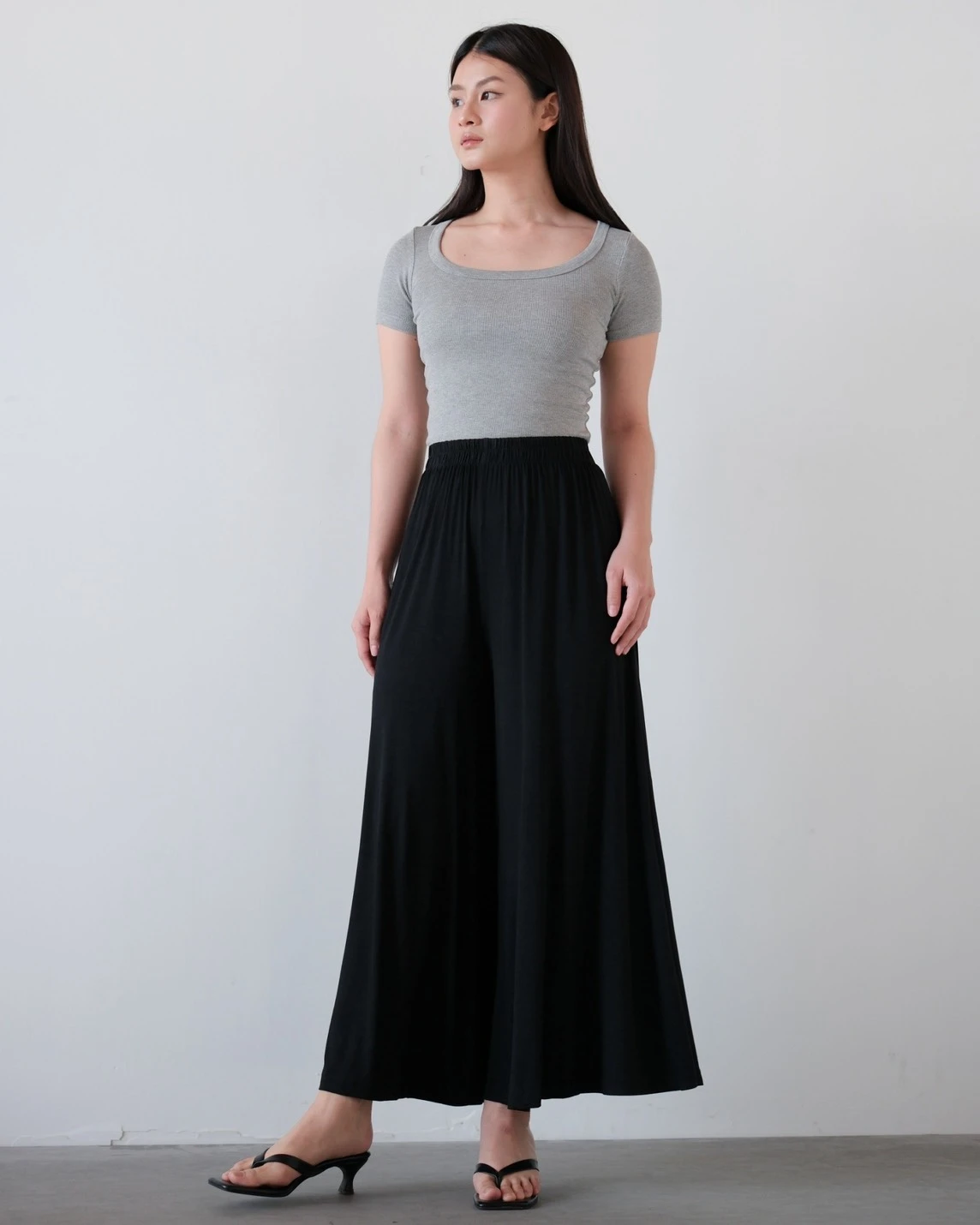 Froska Cullote Pants Kode 542N Black - Image 2
