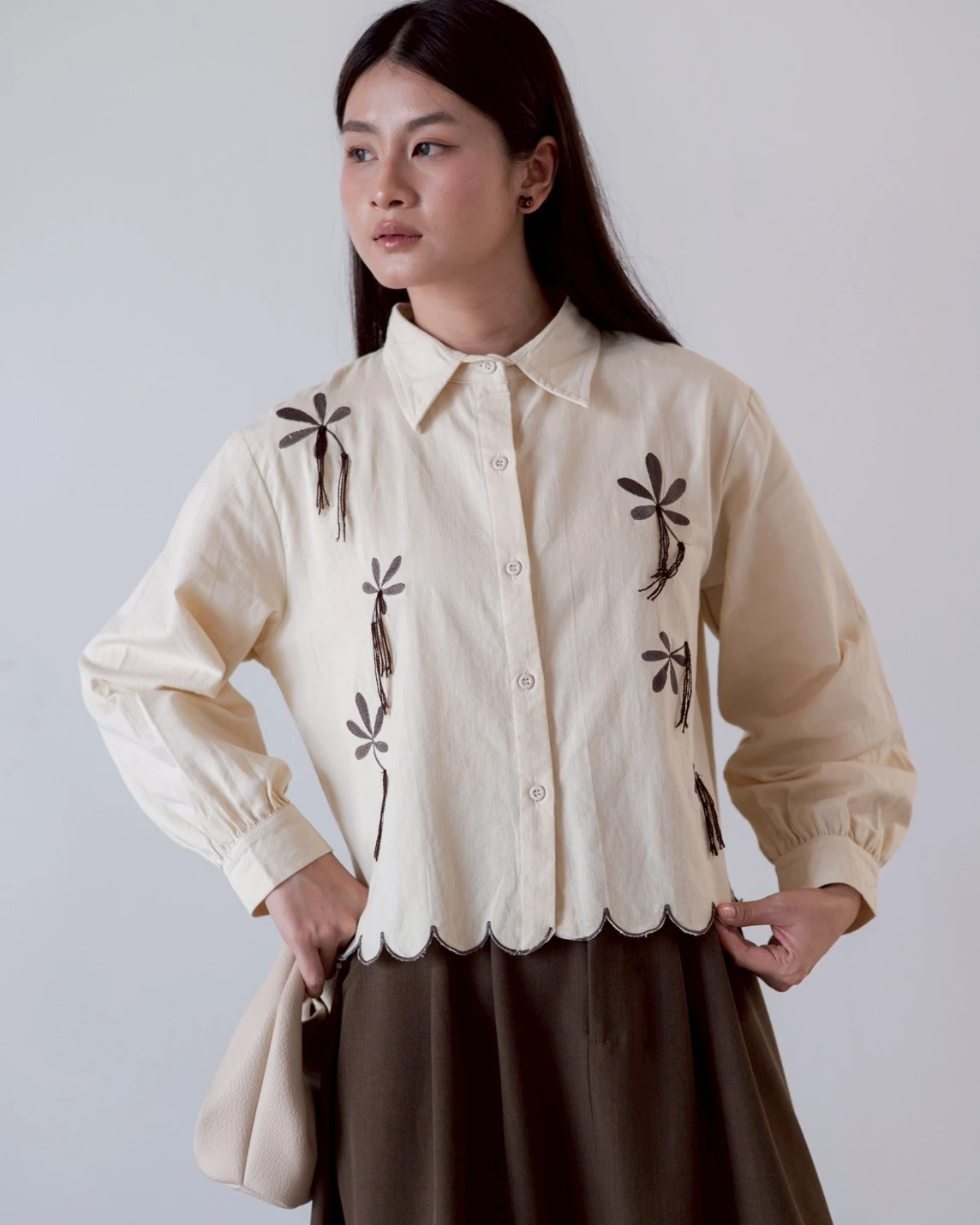 Alternative view of Gezca Shirt Cream
