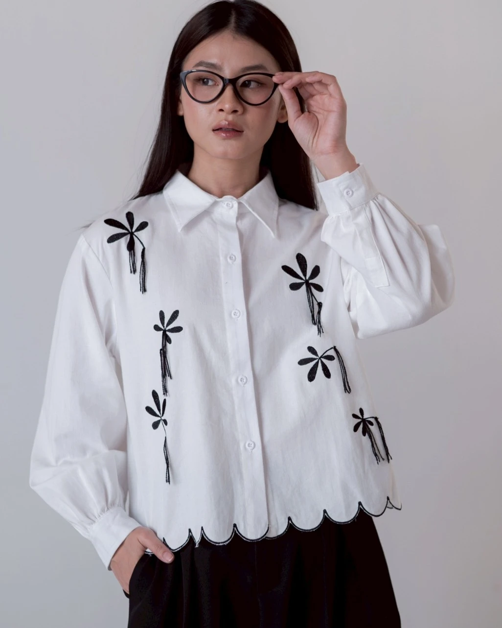 Gezca Shirt Broken White - Image 3