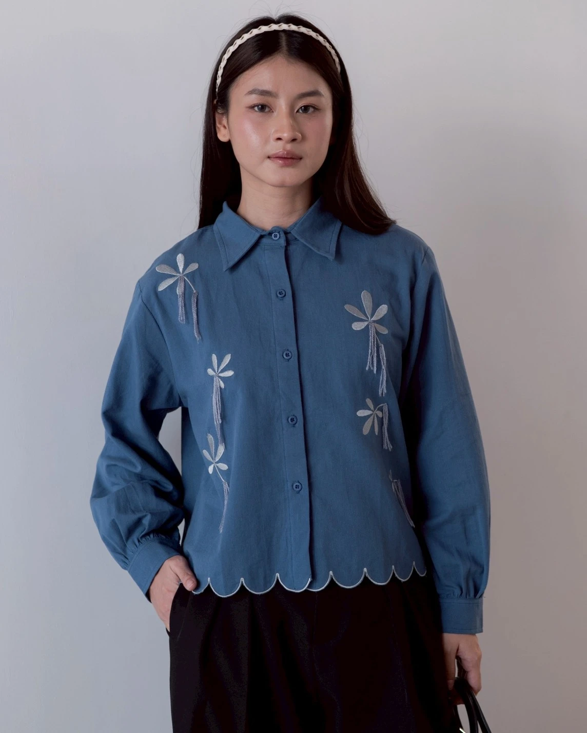 Alternative view of Gezca Shirt Blue Denim