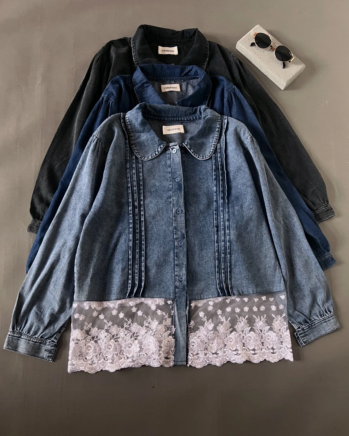 Gilmora Denim Shirt Kode 1226 Acid - Image 3