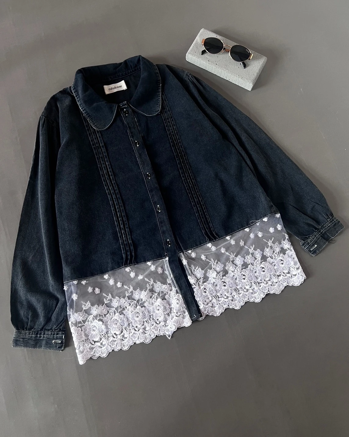 Gilmora Denim Shirt Kode 1226 Misty Black