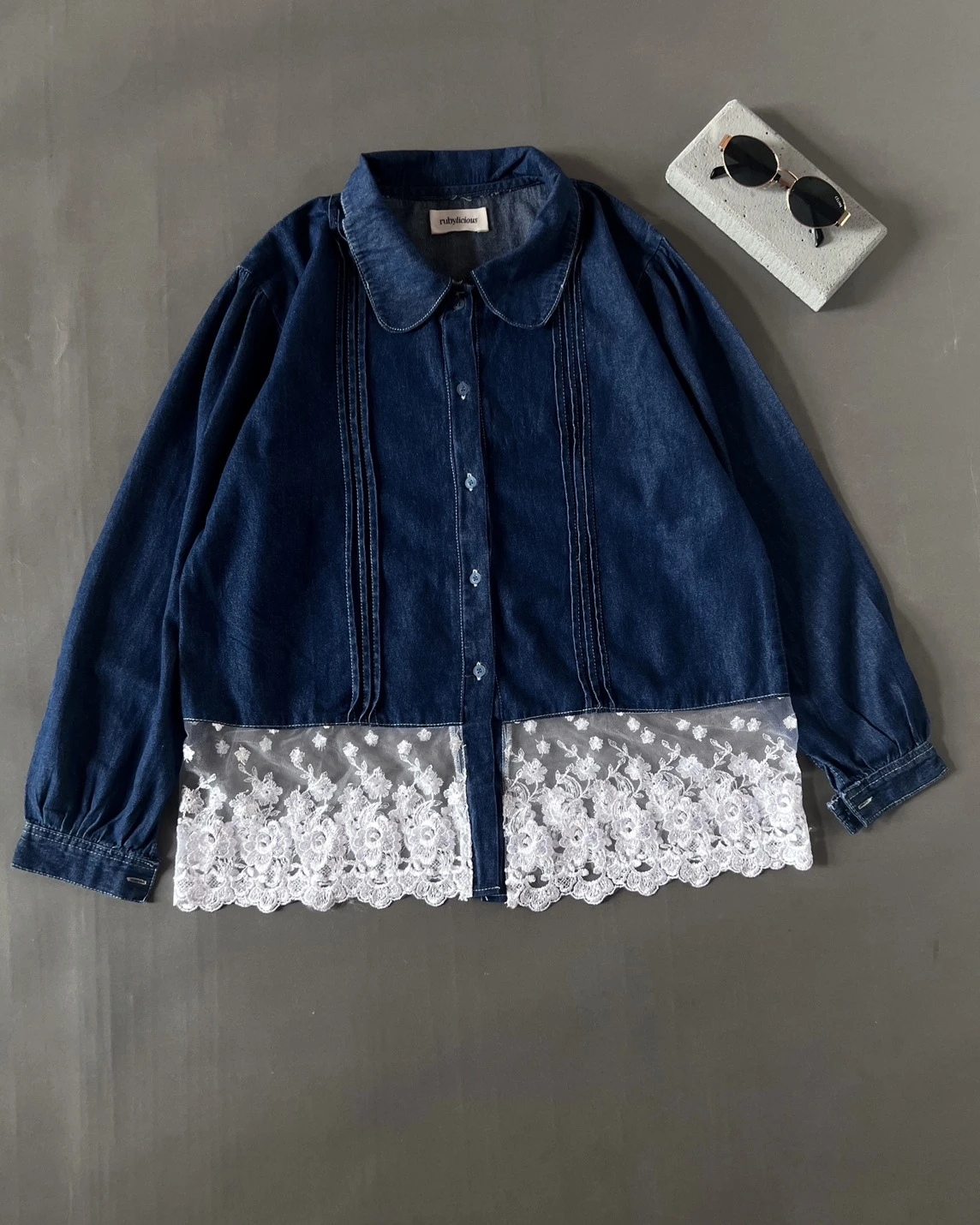 Alternative view of Gilmora Denim Shirt Kode 1226 Dark Blue