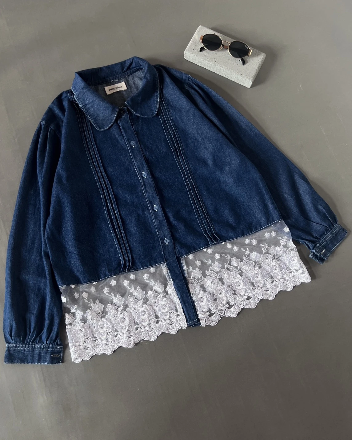 Gilmora Denim Shirt Kode 1226 Dark Blue