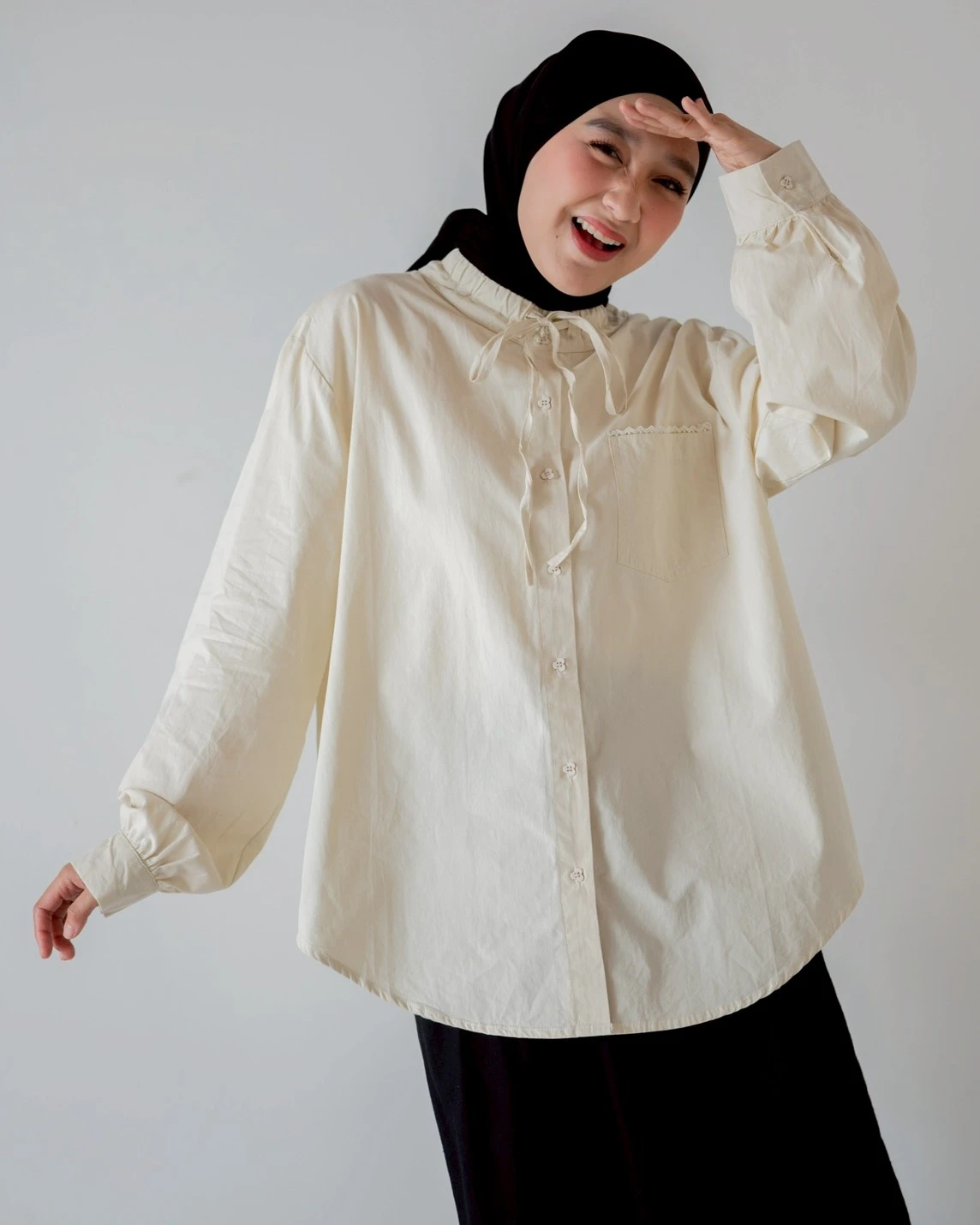 Alternative view of Oksava Shirt Kode 26723 Cream