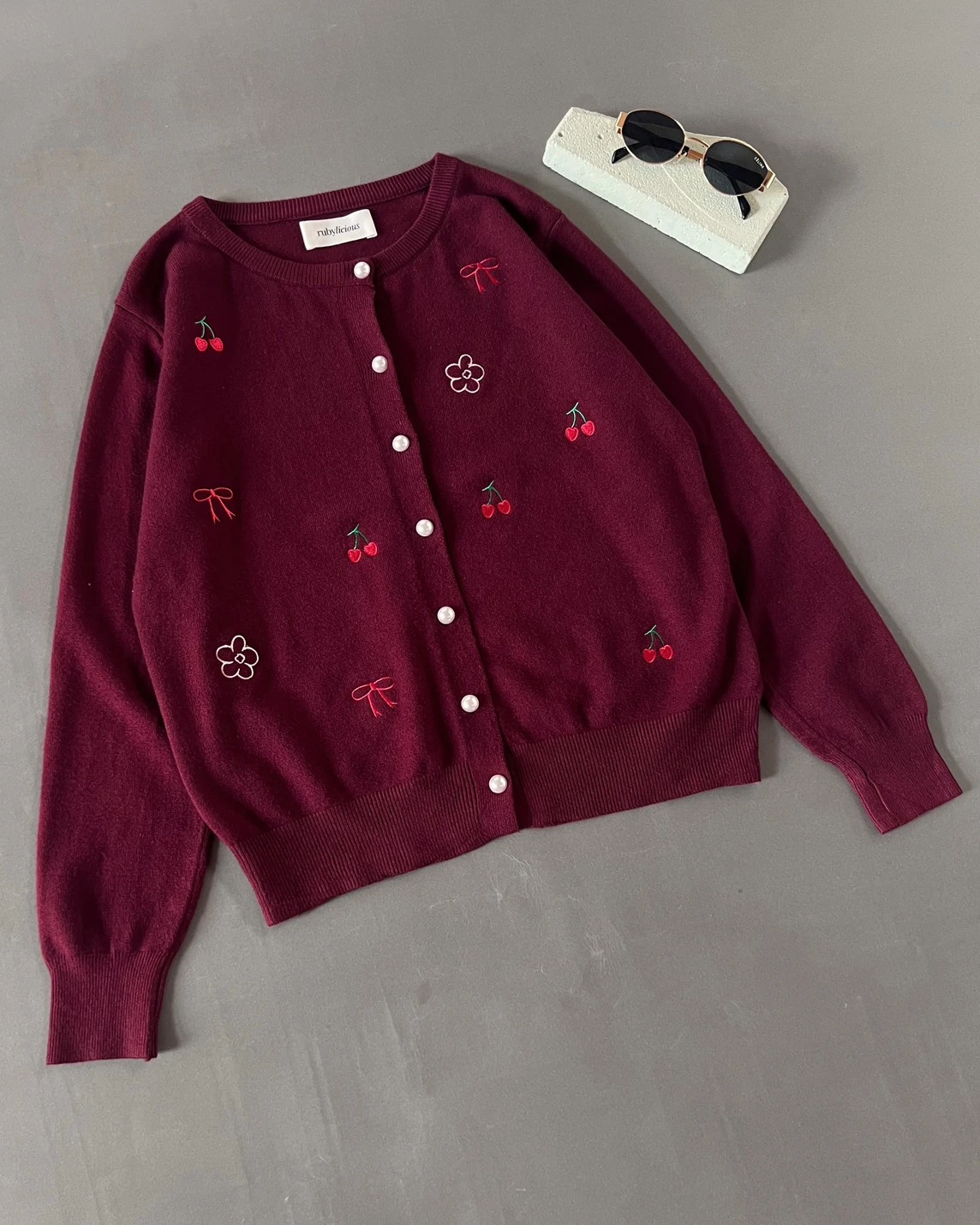 Pervara Cardi Kode 709N Maroon