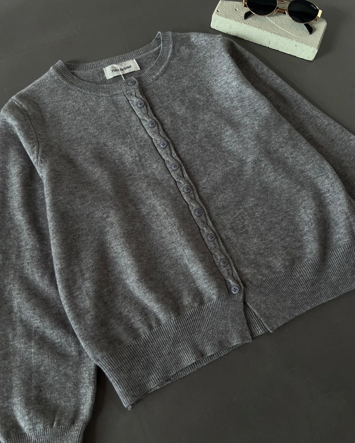 Alternative view of Revina Cardi Kode 8668 Grey