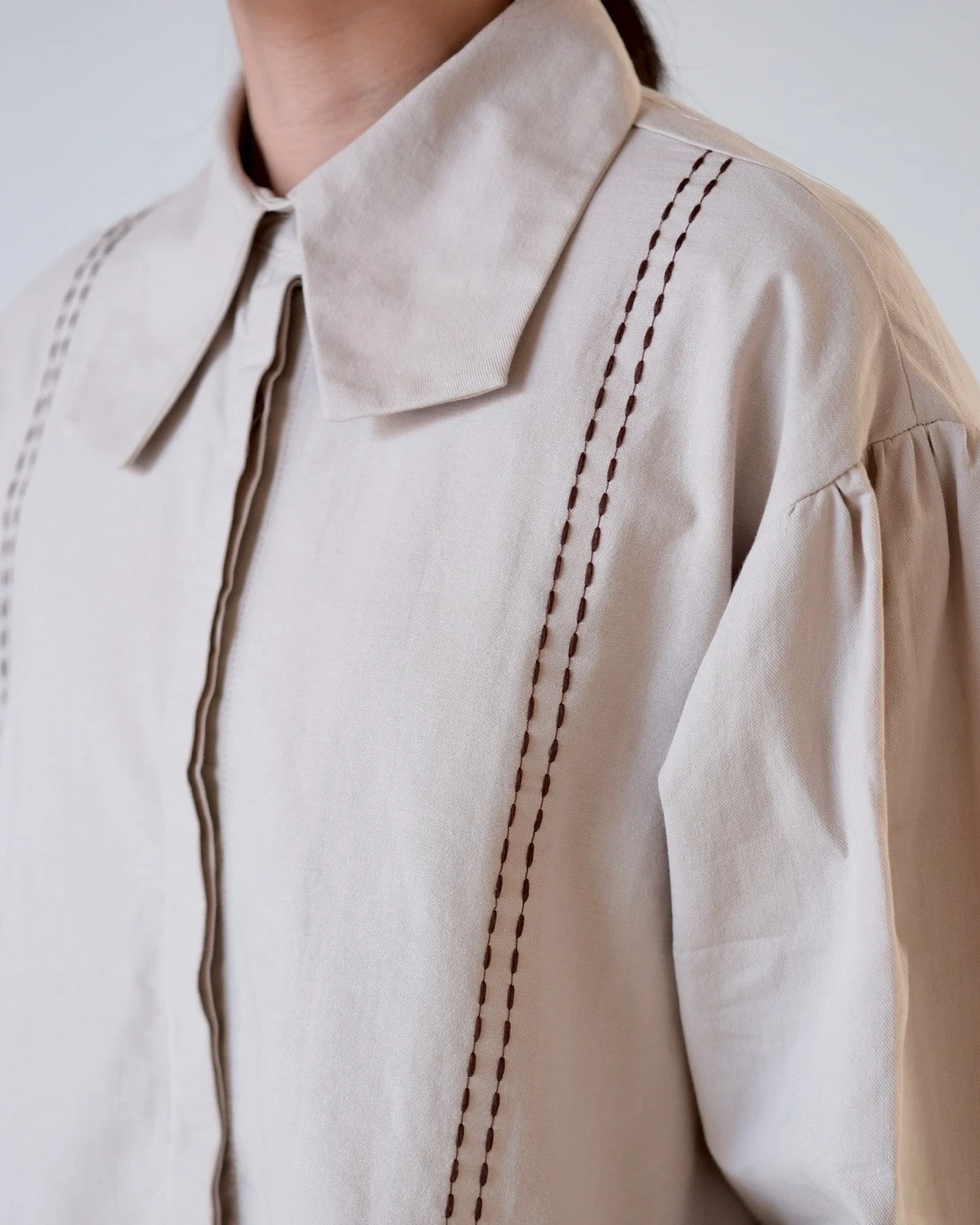 Alternative view of Lenia Shirt Kode 1497 Beige