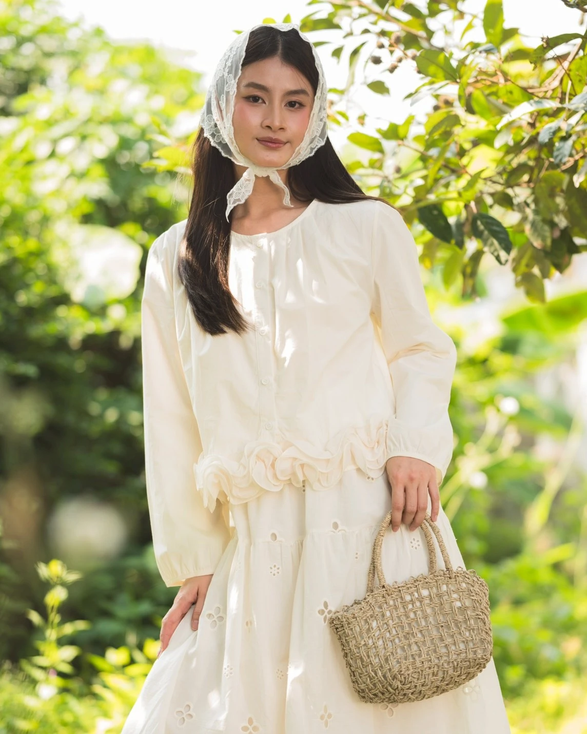 Inkara Shirt Kode 3278 Ivory - Image 3