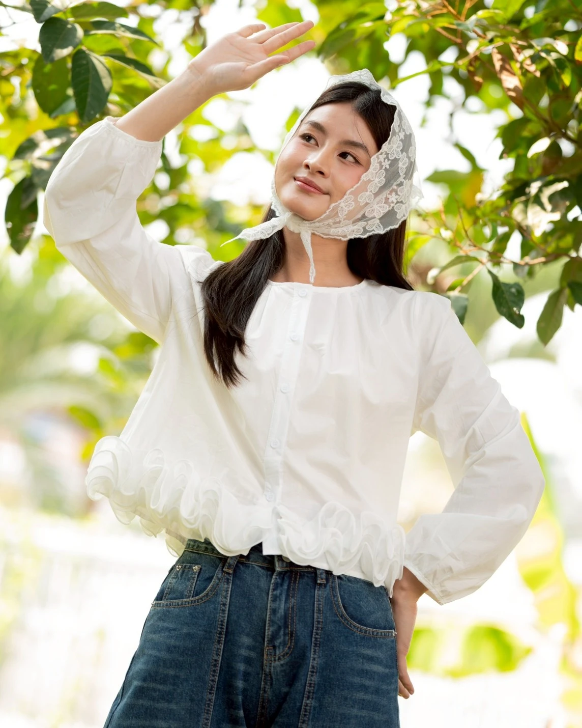 Alternative view of Inkara Shirt Kode 3278 White